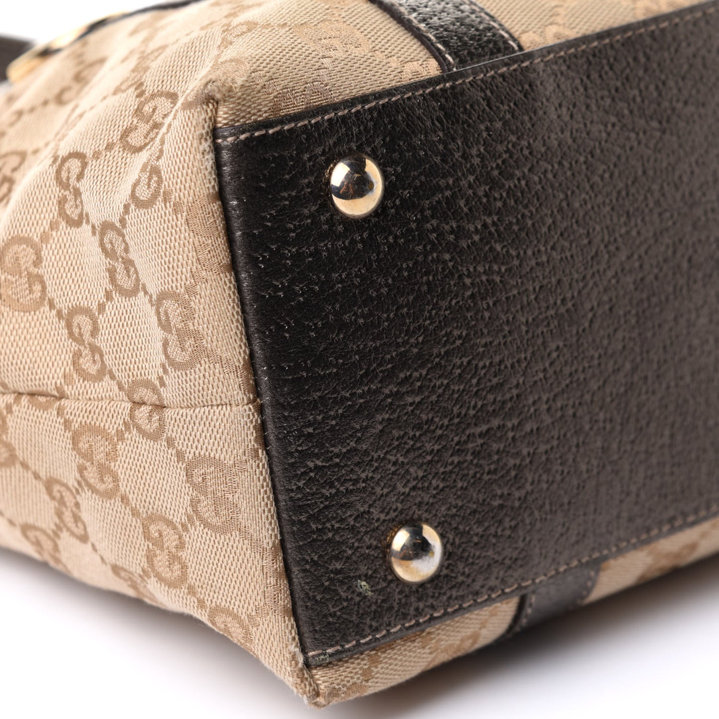 Monogram Medium Abbey Tote Dark Brown