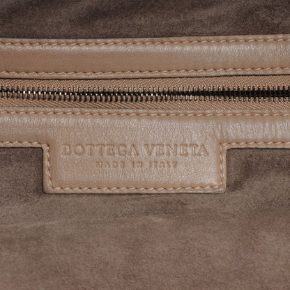 Bottega Veneta Nappa Snakeskin Intrecciato Large Veneta Tiger Print Hobo Maple 6 of 8
