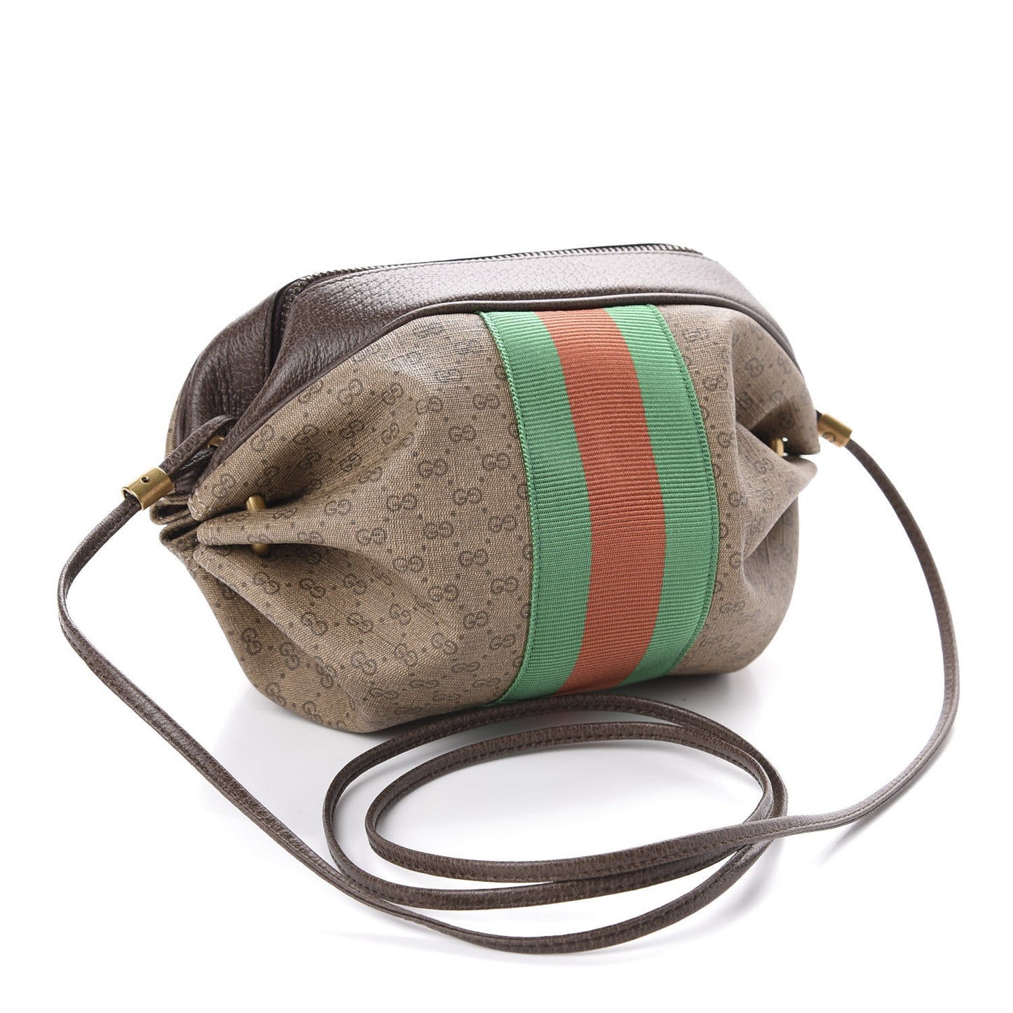 Mini Vintage GG Supreme Monogram Web Butterfly New Candy Crossbody Beige New Acero