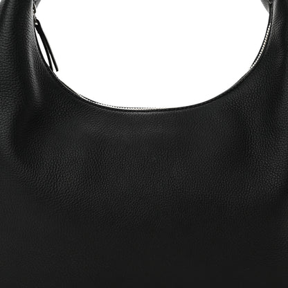 The Row Grained Calfskin Small Everyday Shoulder Bag Black 7 of 10
