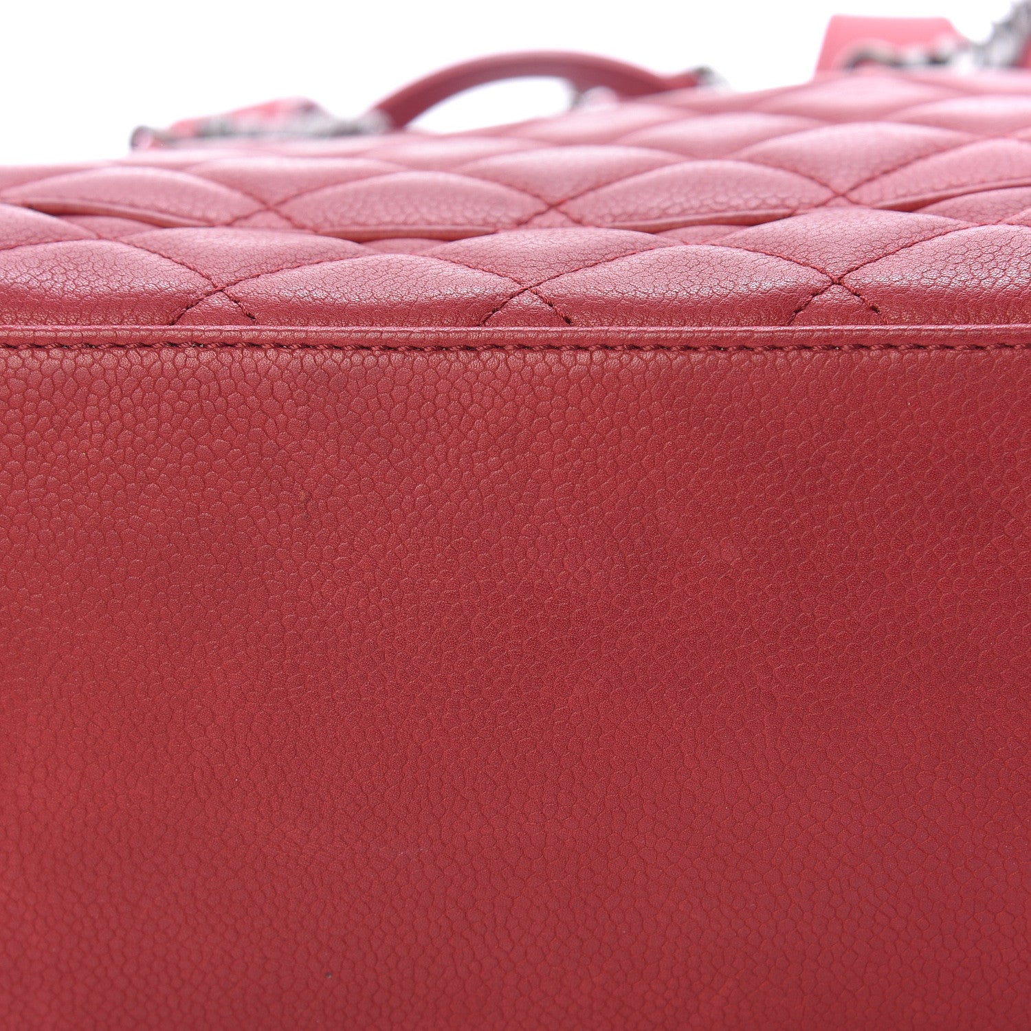 Chanel Caviar Quilted Large Casual Pocket Tote Red 18 of 18