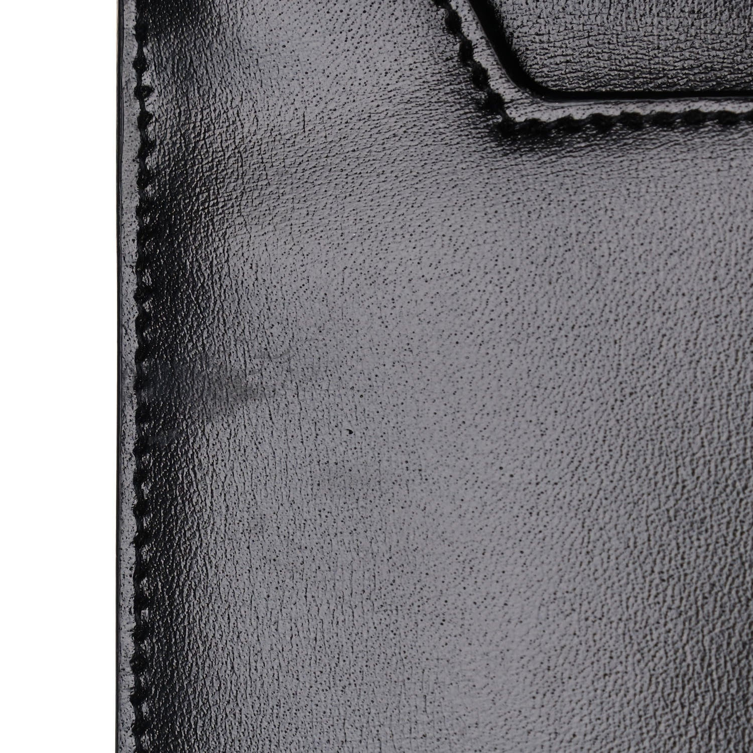 Saint Laurent Smooth Shiny Calfskin Monogram Uptown Pouch Black 16 of 16