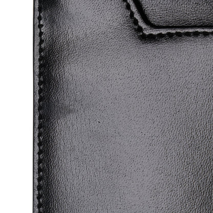 Saint Laurent Smooth Shiny Calfskin Monogram Uptown Pouch Black 16 of 16