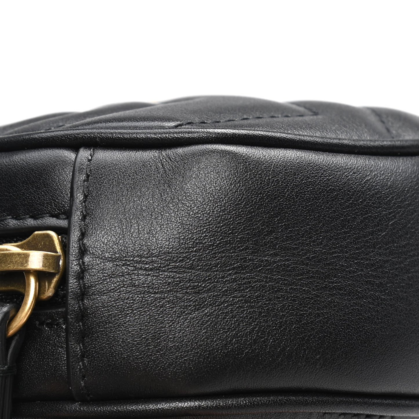 Calfskin Matelasse GG Marmont Belt Bag 85 34 Black