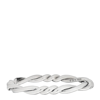 David Yurman Sterling Silver Continuance Center Twist Bracelet 1 of 3