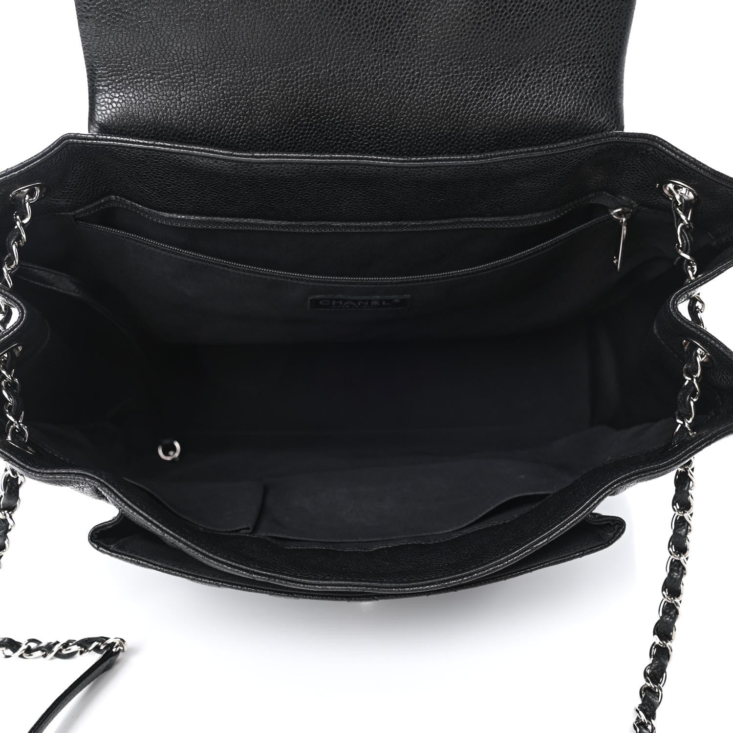 Chanel Caviar Quilted Flap Tote Black 4 of 4