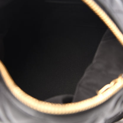 Chanel Lambskin Quilted Small Perfect Meeting Hobo Black 5 of 10