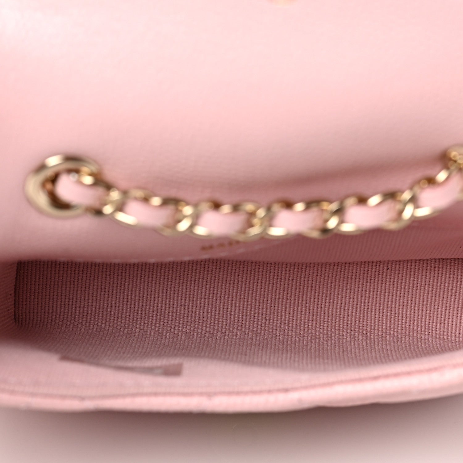 Chanel Caviar Quilted Flap Chain Waist Bag Pink 5 of 11