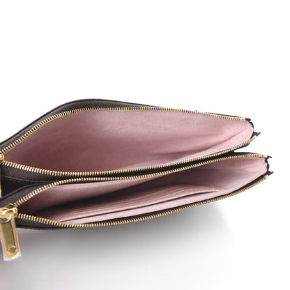 Louis Vuitton Monogram 2020 Christmas Animation Big Wheel Double Zip Pochette Rose Ballerine 5 of 10