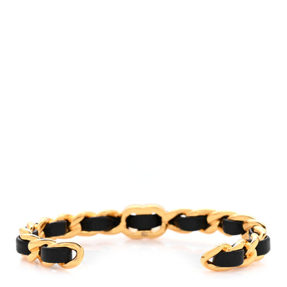 Chanel Lambskin CC Turnlock Chain Bracelet Black 3 of 4