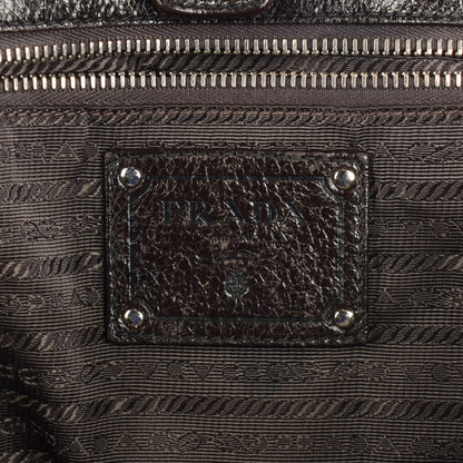Prada Cervo Lux Chain Shoulder Bag Ebano 9 of 11