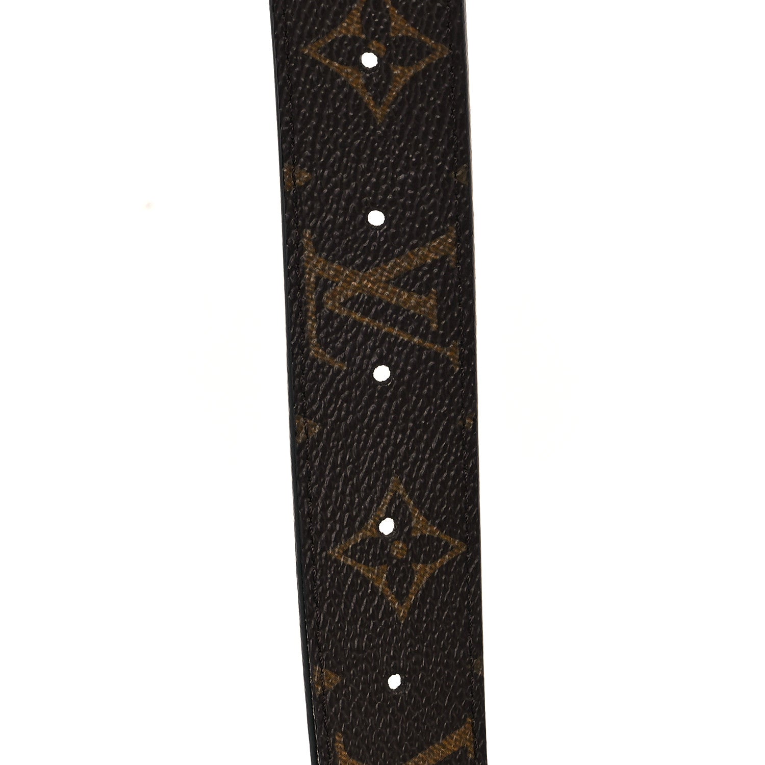 Louis Vuitton Calfskin Monogram 30mm LV Initiales Reversible Belt 80 32 Black 4 of 6