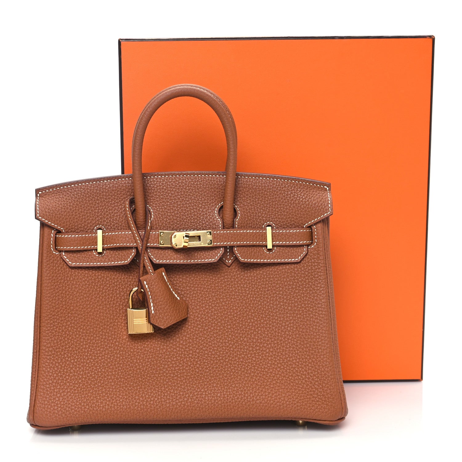 Hermes Togo Birkin 25 Gold 11 of 11