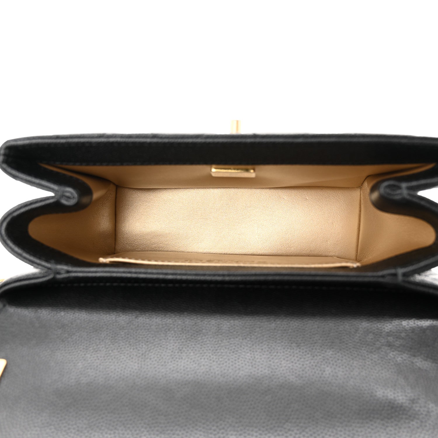 Chanel Caviar Quilted Small Carry Me Top Handle Flap Black 5 of 10