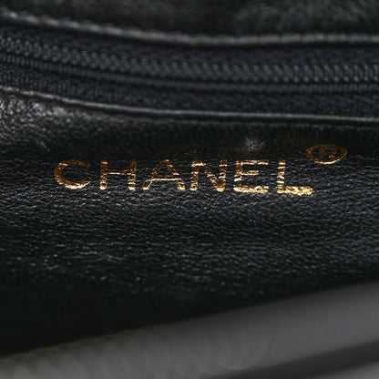 Chanel Satin Quilted Tassel Camera Case Black 6 of 12