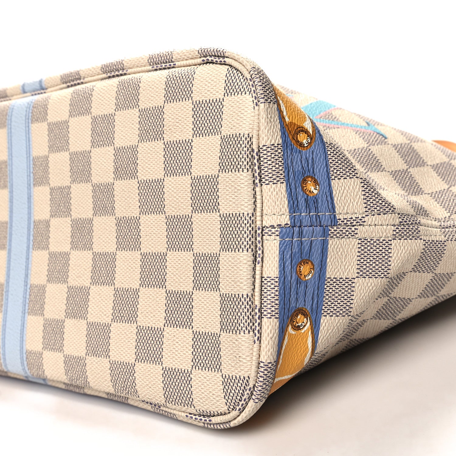 Louis Vuitton Damier Azur Summer Trunks Neo Neverfull MM 10 of 10