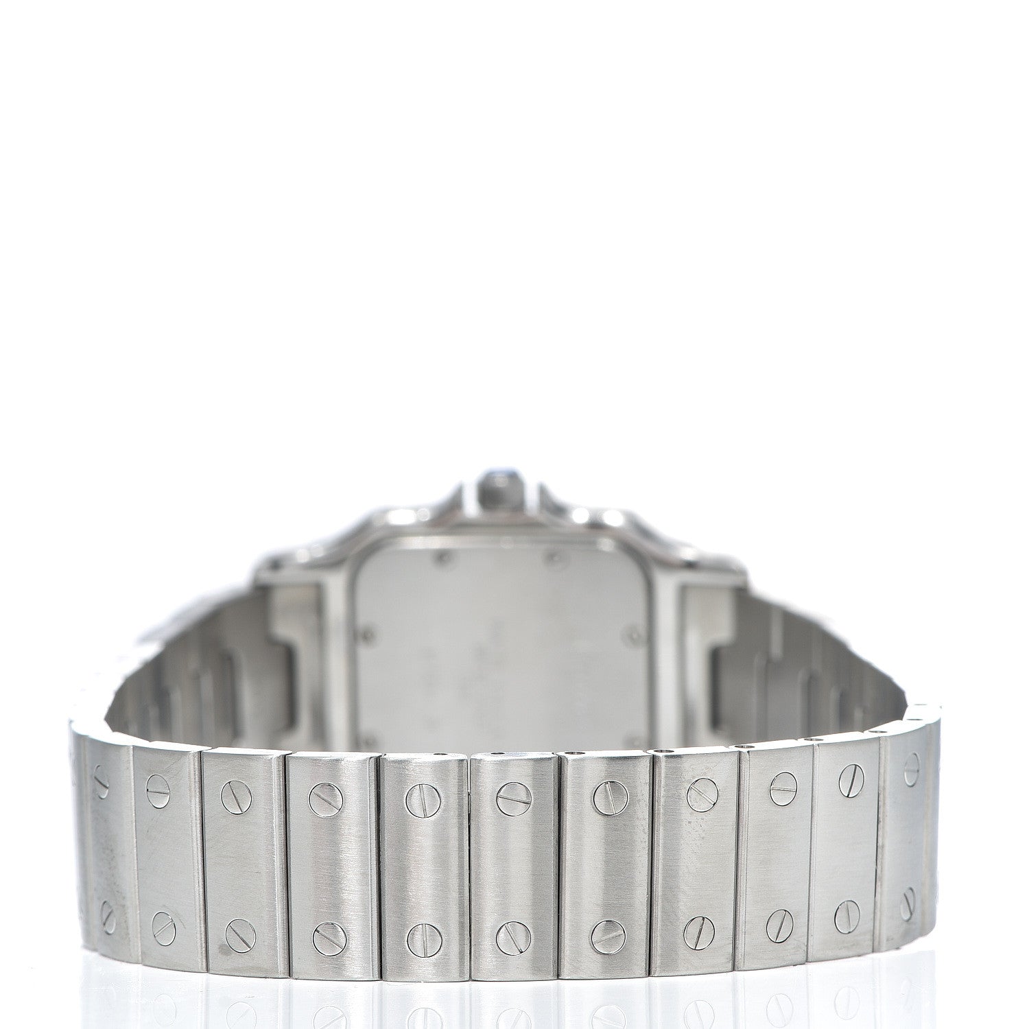 Cartier Stainless Steel 29mm Santos De Galbee Quartz Watch 4 of 10