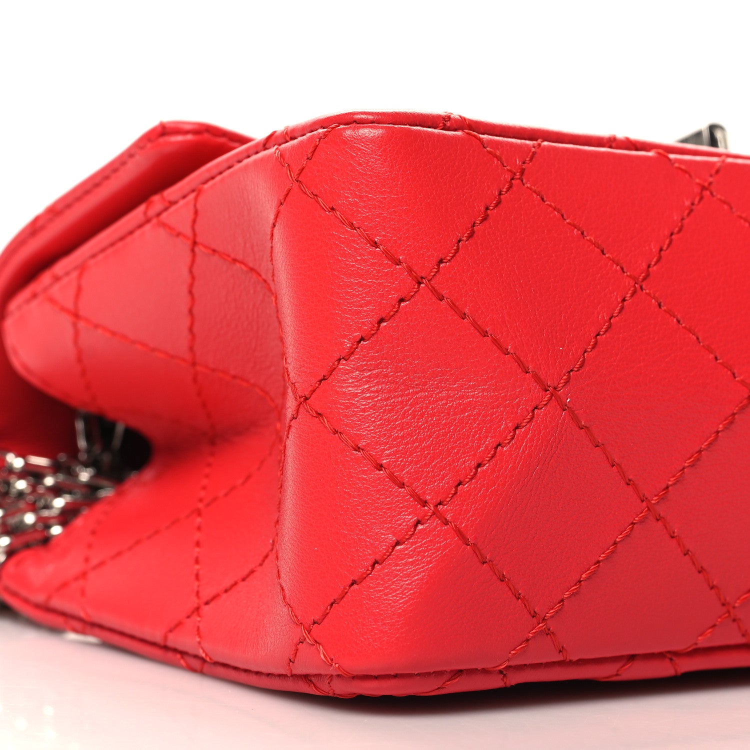 Chanel Calfskin Quilted 2.55 Reissue Mini Flap Dark Red 9 of 10