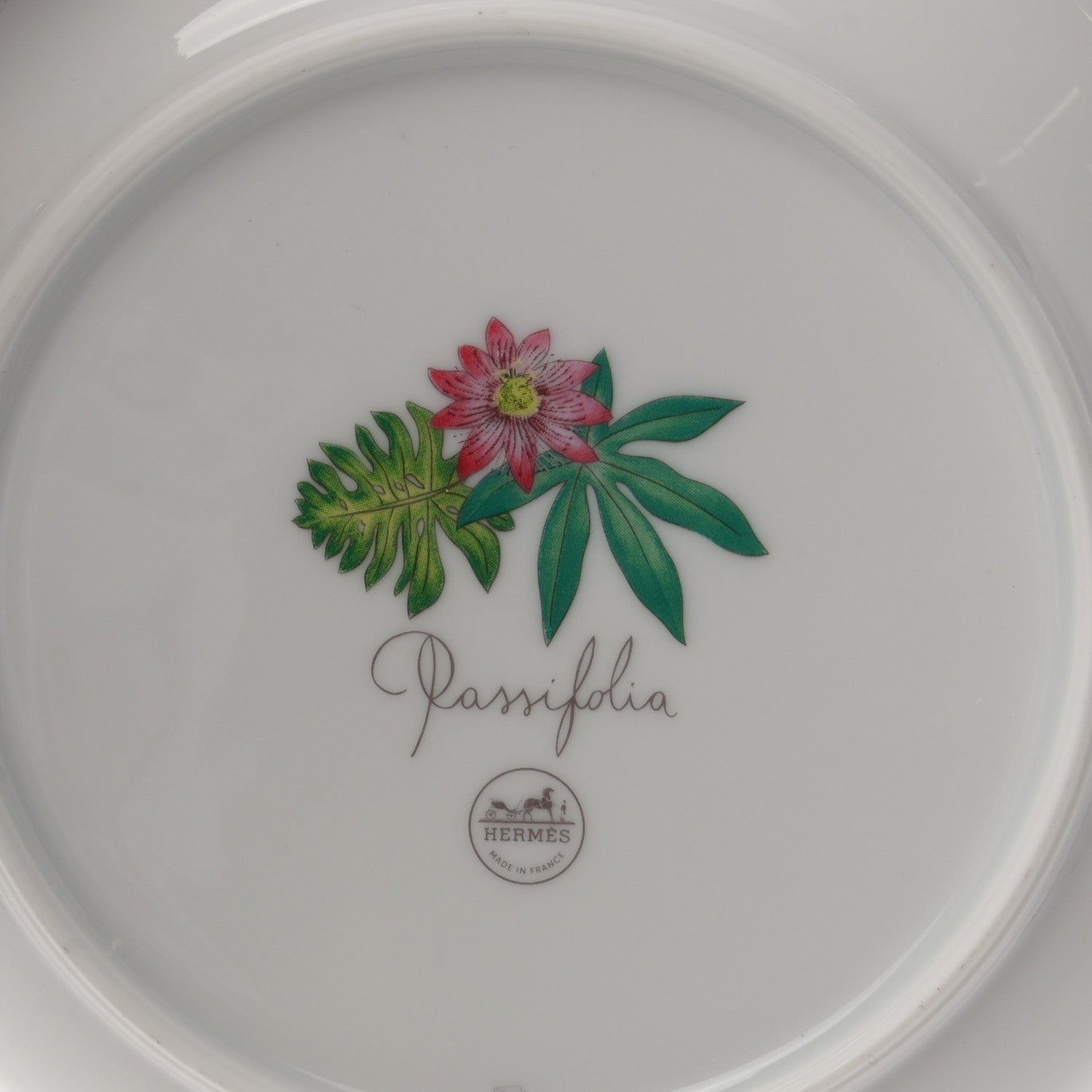 Hermes Porcelain Passifolia Cereal Bowl Set of 2 7 of 8