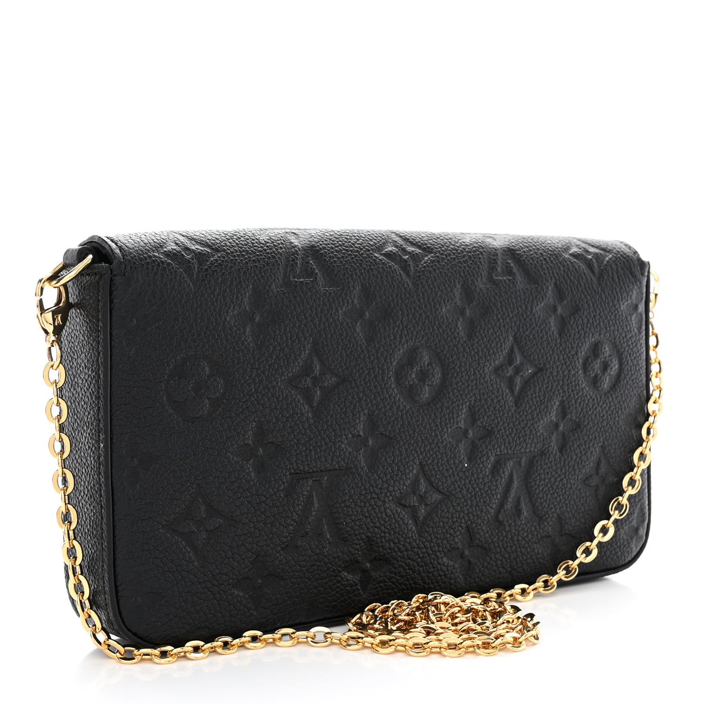 Empreinte Pochette Felicie Chain Wallet Black