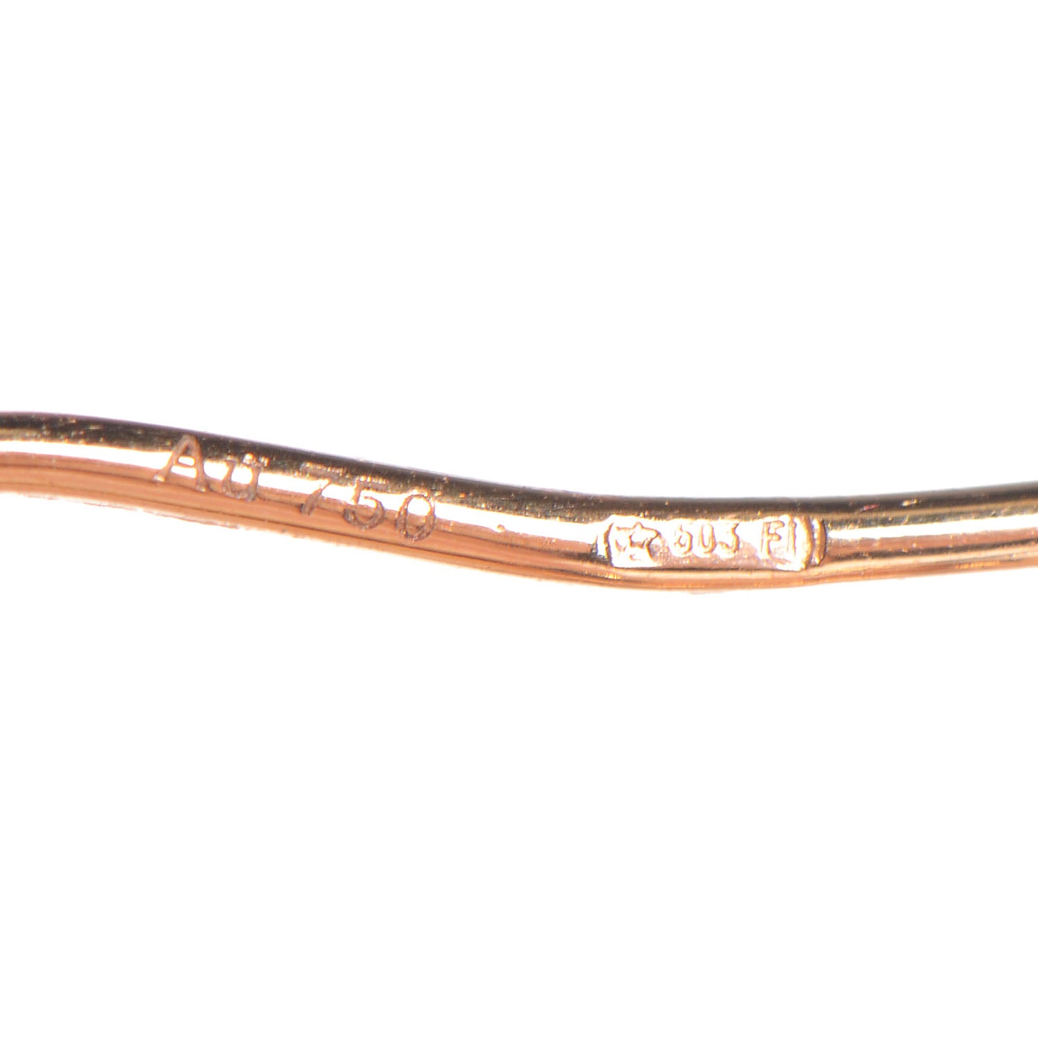 Gucci 18K Rose Gold Marina Hoop Earrings 4 of 4