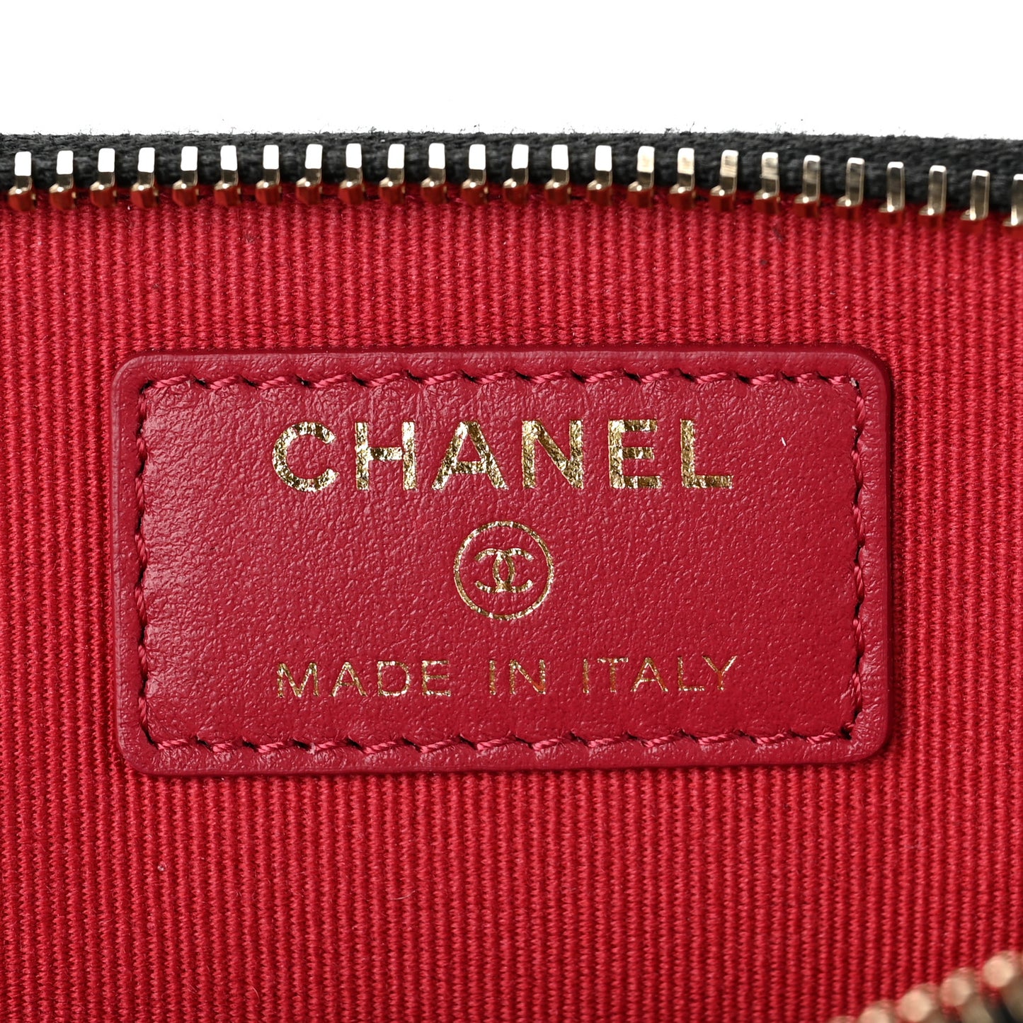 Lambskin Quilted Chanel 19 Zip Card Holder Wallet Black