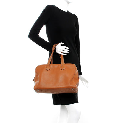 Hermes Taurillon Clemence Victoria II 35 Gold 2 of 14