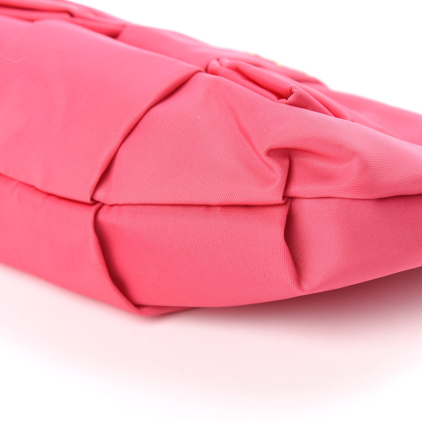 Tessuto Nylon Bow Wristlet Begonia