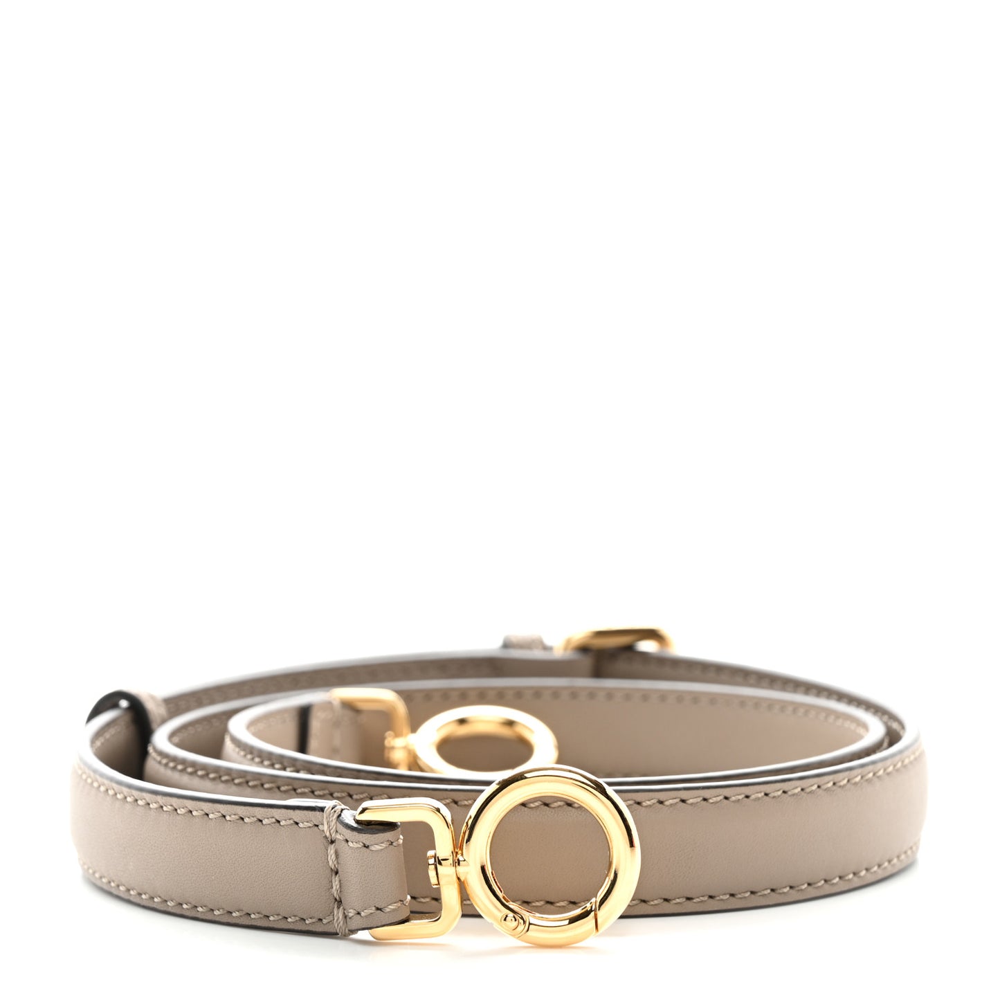 Calfskin Adjustable Peekaboo Strap Tortora