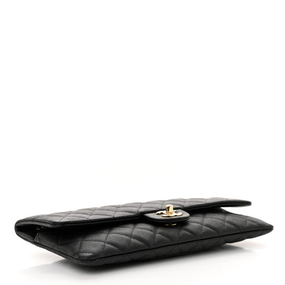Chanel Caviar Quilted Flap Clutch Black 4 of 11