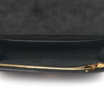 Louis Vuitton Calfskin Studded Chain Louise Black 5 of 13