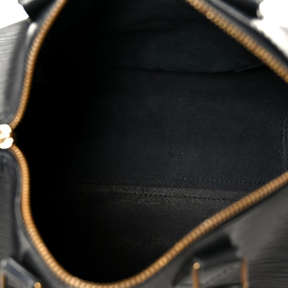 Louis Vuitton Epi Speedy 25 Black 5 of 11