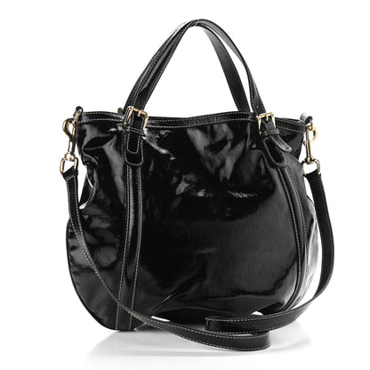 Gucci Dialux Medium Britt Tote Black 2 of 12