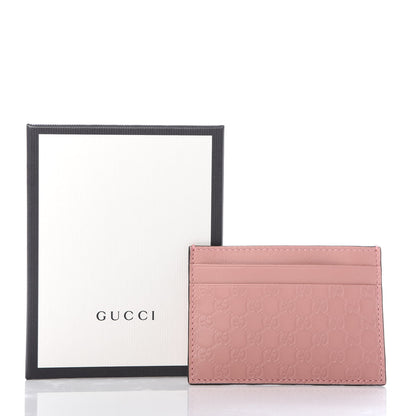 Gucci Microguccissima Card Holder Soft Pink 7 of 7