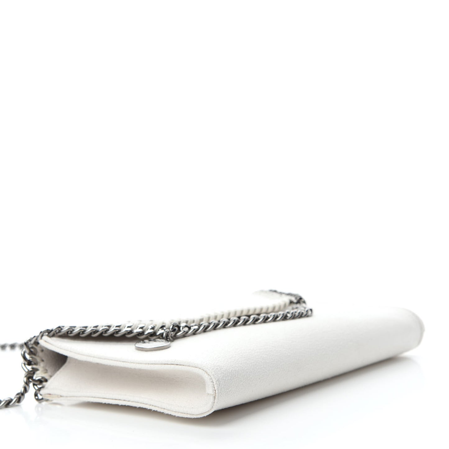 Shaggy Deer Mini Falabella Crossbody Bag White