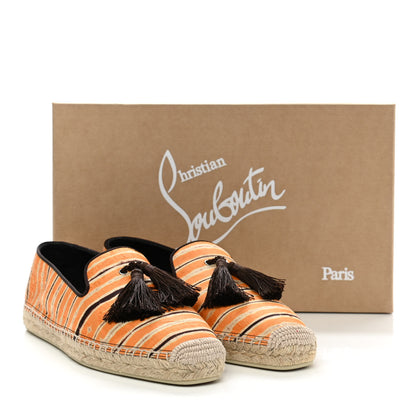 Christian Louboutin Canvas Mens Nanou Tassel Espadrilles 41 Yellow 8 of 8