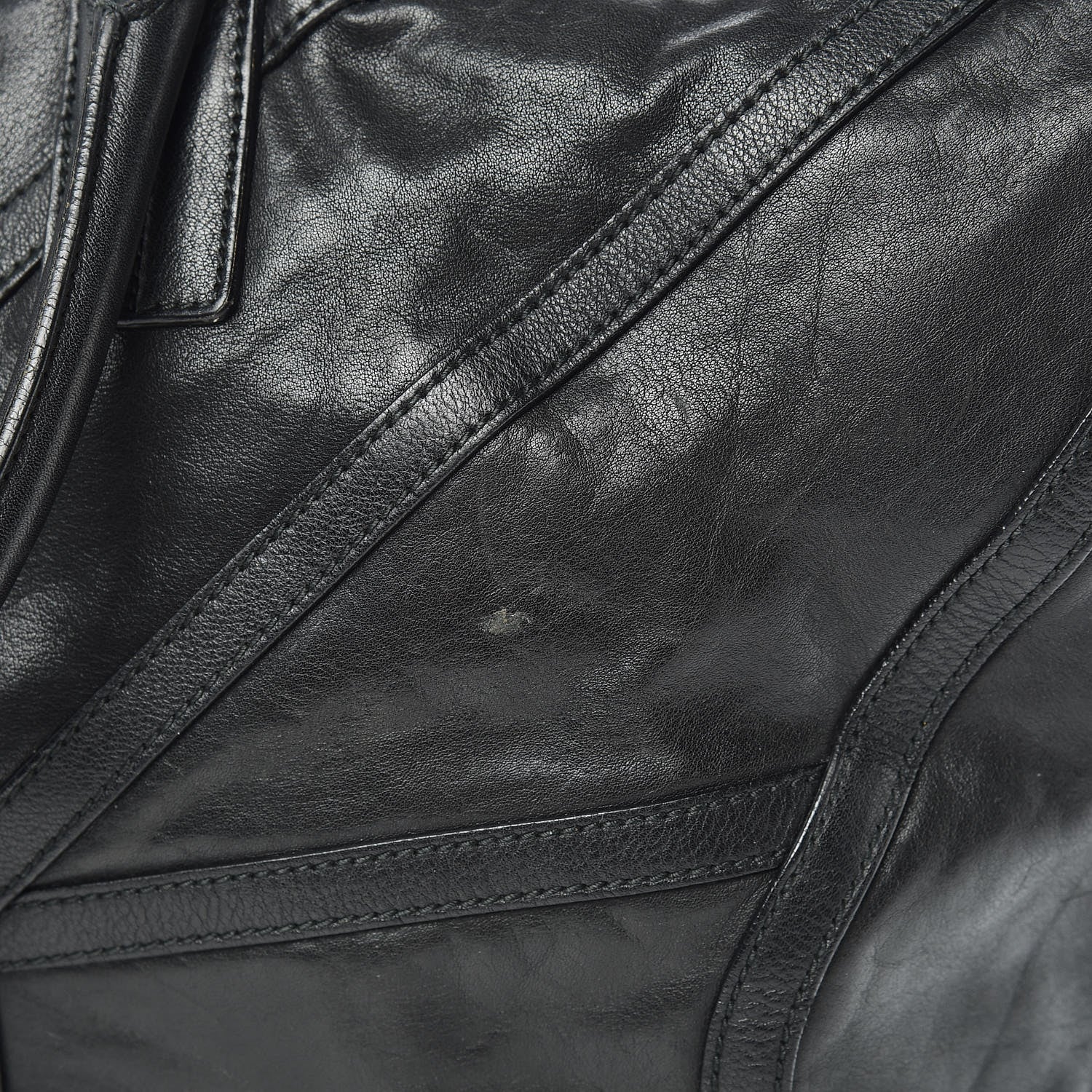 Saint Laurent Calfskin Sac Hamptons Weekender Bag Black 24 of 24