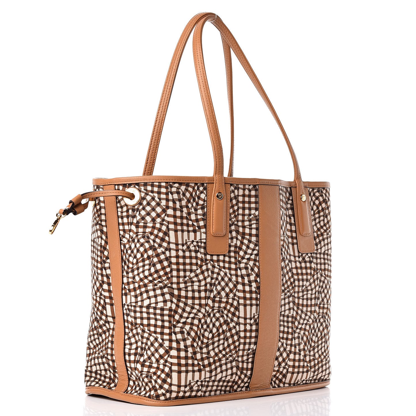 Visetos Medium Liz Reversible Shopper Tote Cognac