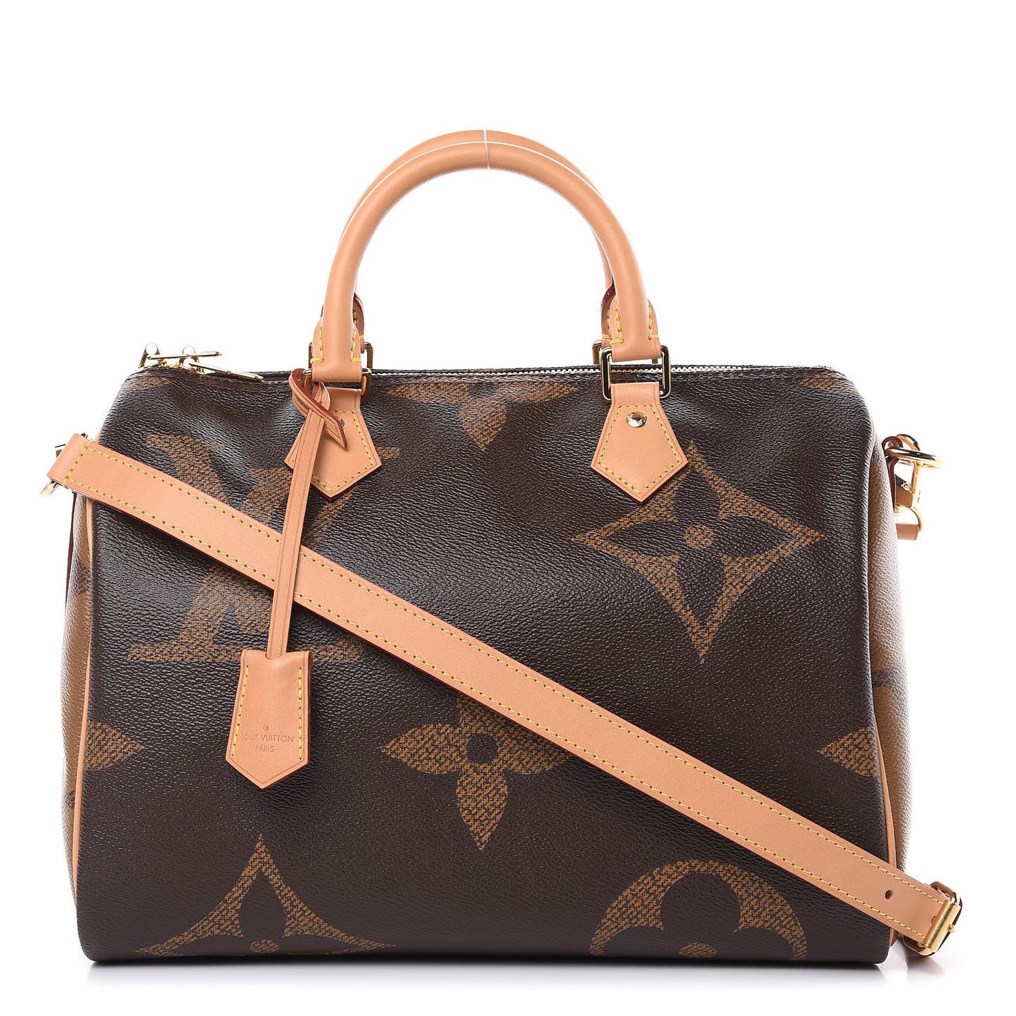Reverse Monogram Giant Speedy Bandouliere 30