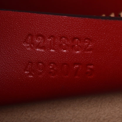Gucci Calfskin Small Sylvie Shoulder Bag Hibiscus Red 7 of 12