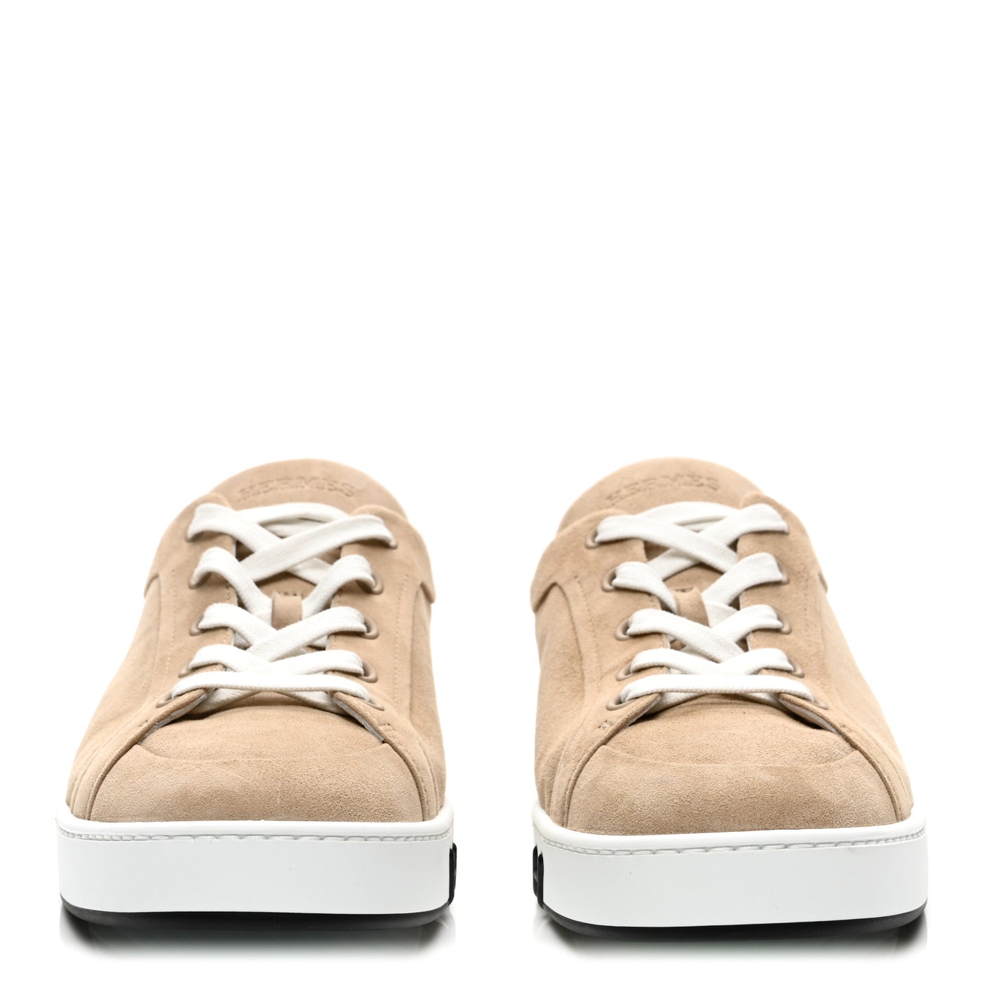 Suede Goatskin Womens Kid Sneakers 38 Beige Camel