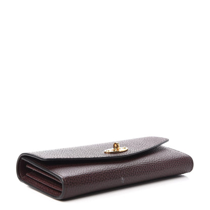 Mulberry Grain Vegetable Tanned Calfskin Darley Wallet Oxblood 4 of 7