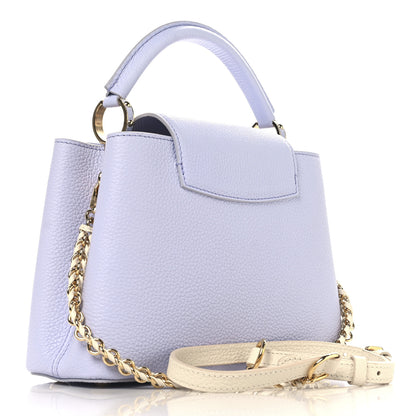 Louis Vuitton Taurillon Braided Chain Capucines BB Iris Creme 3 of 9