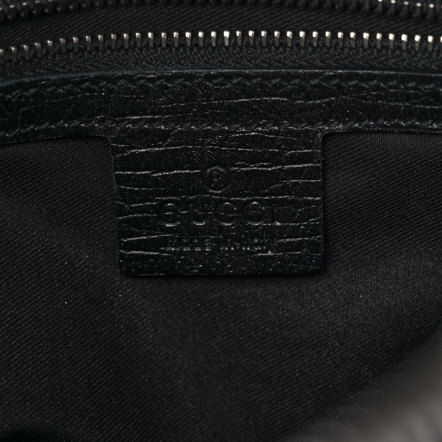 Monogram Medium Horsebit Chain Hobo Black