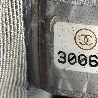Chanel Crumpled Calfskin Large Chain All Over Flap Grey 7 of 13
