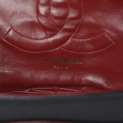 Chanel Lambskin Quilted Medium Double Flap Black 6 of 20