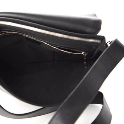 Christian Dior HOMME Calfskin Ribbed Messenger Black 5 of 10