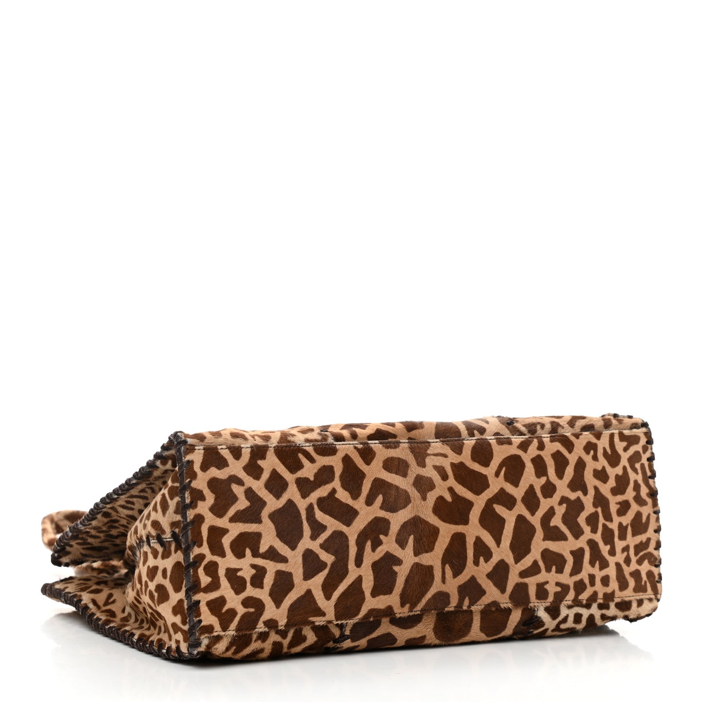 Cavallino Giraffe Print Tote Sabbia Moro