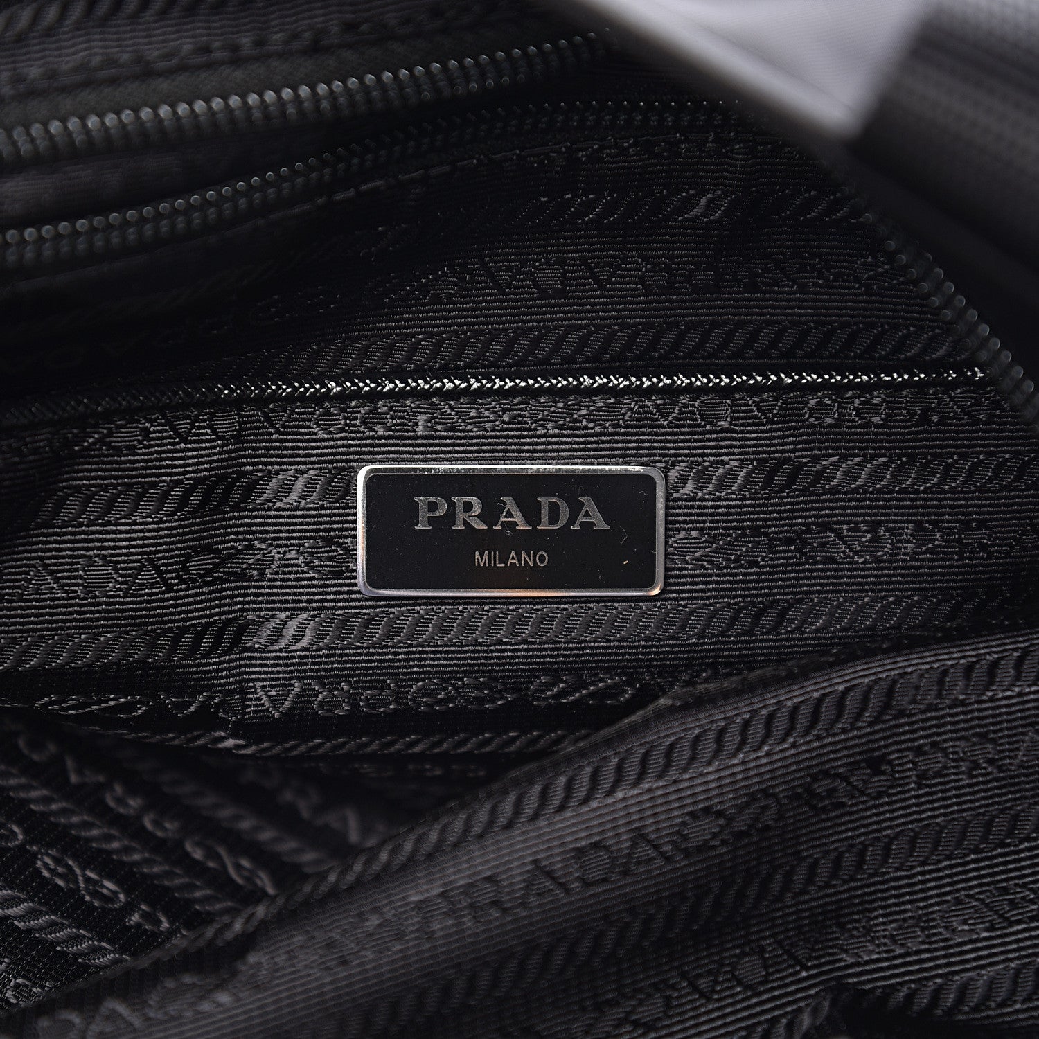 Prada Tessuto Nylon Tote Black 5 of 8