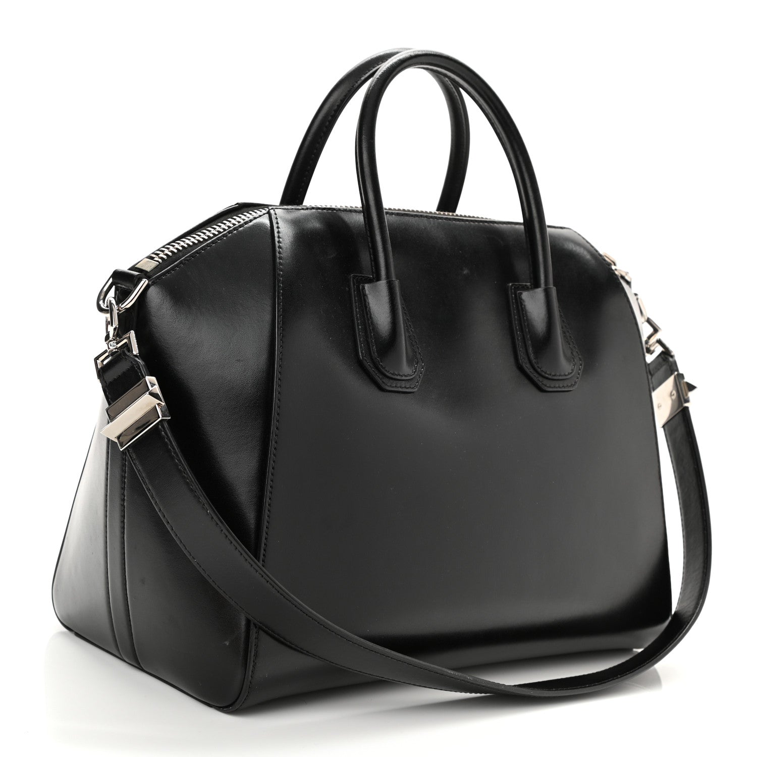 Givenchy Shiny Lord Calfskin Medium Antigona Black 3 of 10